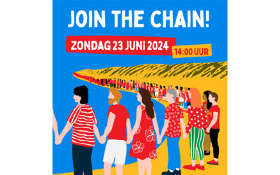 Uitnodiging en oproep voor 23 juni: Join the chain